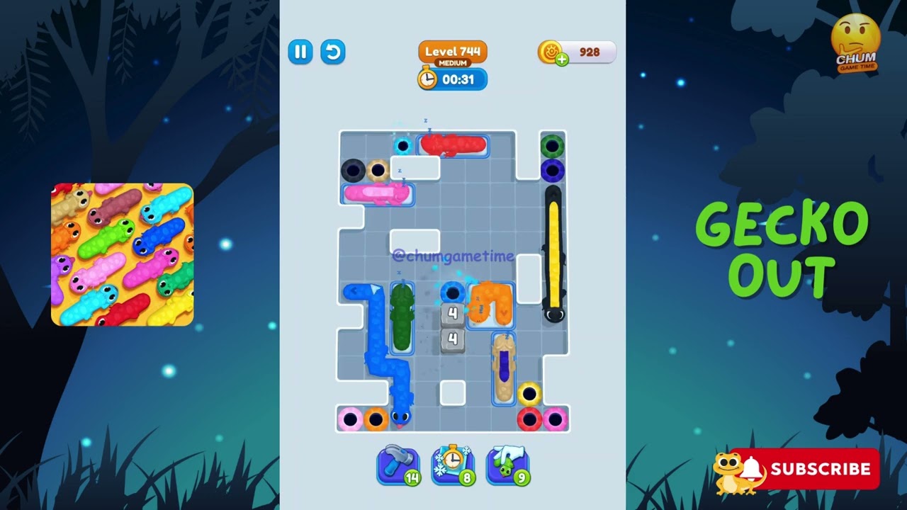 Gecko Out Level 744: Gecko Out Level 744