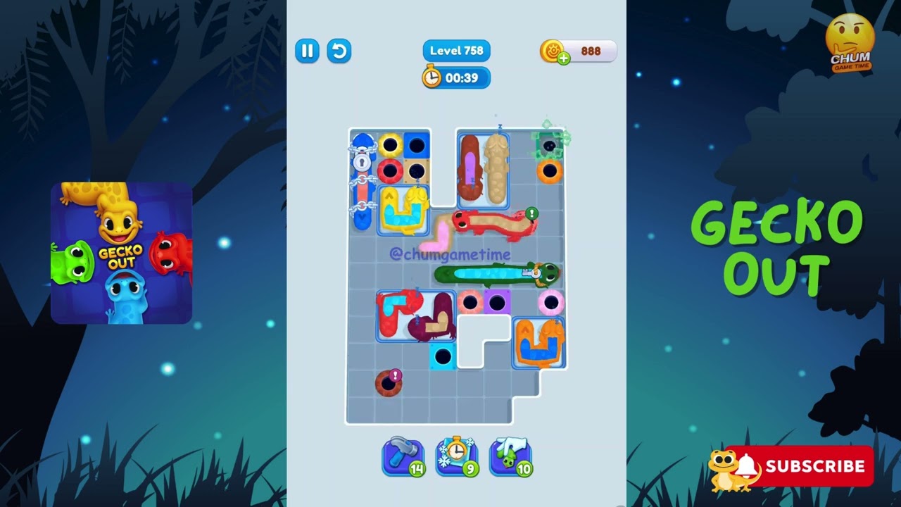 Gecko Out Level 758: Gecko Out Level 758